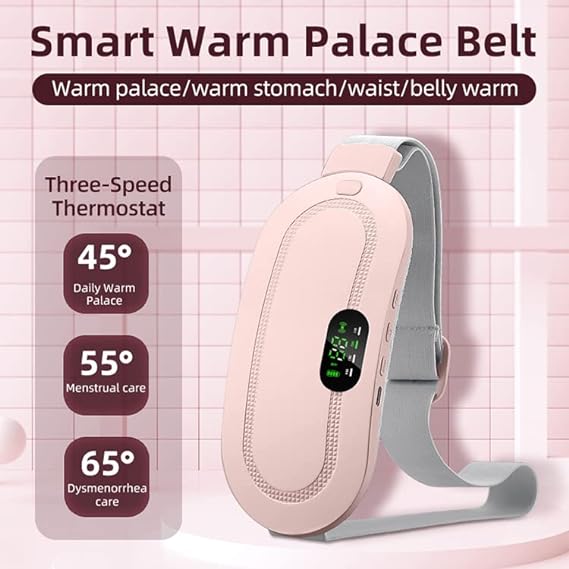 "FlowCare™ Period Relief Belt – Smart Comfort for Menstrual Cramp Relief"